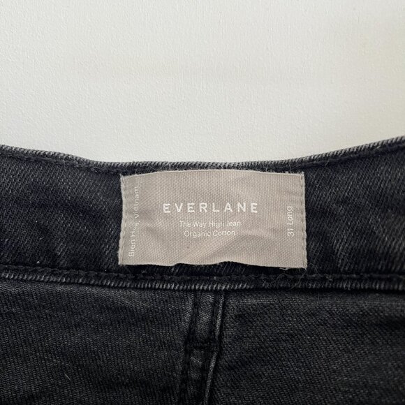 Everlane The Way-High Jean EUC / size 31/ color: Coal - Picture 4 of 8